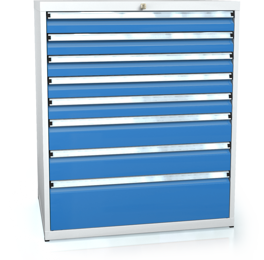 Drawer cabinet 1018 x 860 x 600 - 8x drawers